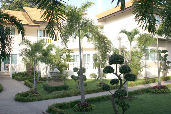 Gepflegte Anlage im Thai Garden Resort Pattaya,