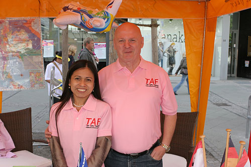 Ning und Peter Gerstenberg vom TAF-Reisebüro 2009