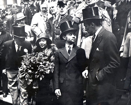 König Prajadhipok mit Gattin in New York 1931.