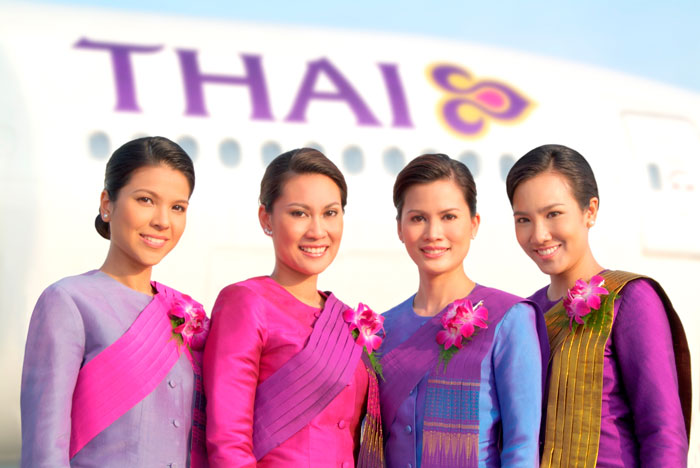 Stewardessen der Thai Airways International
