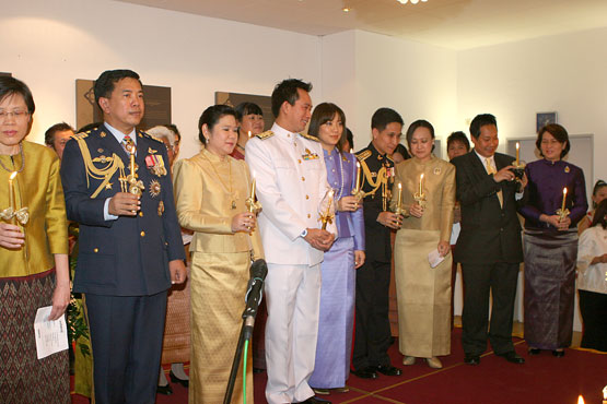 Thailändische Diplomaten in der Botschaft 2008