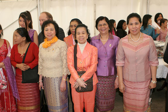 Gäste beim Empfang der Botschaft 2008