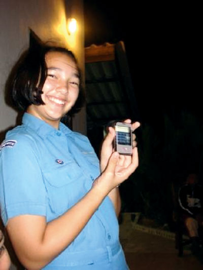 Tochter von Micha Weber