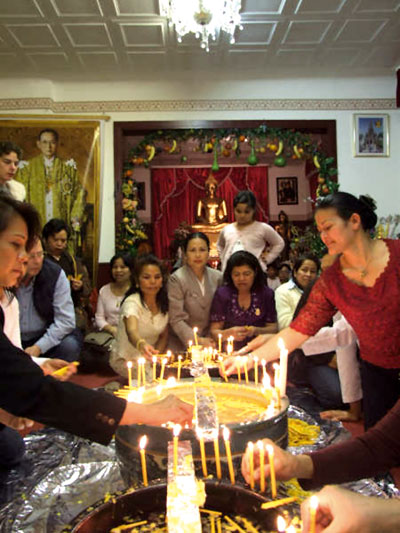 im Berliner Tempel Wat Buddharama 2008