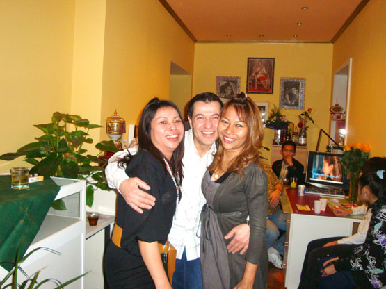 Moses mit zwei Schönen