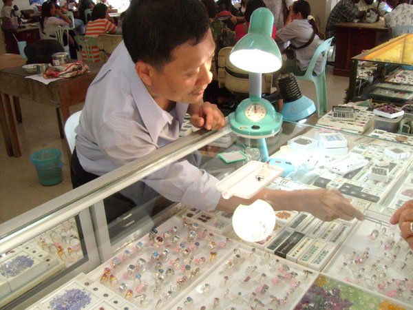 Stone Market in Chantha Buri