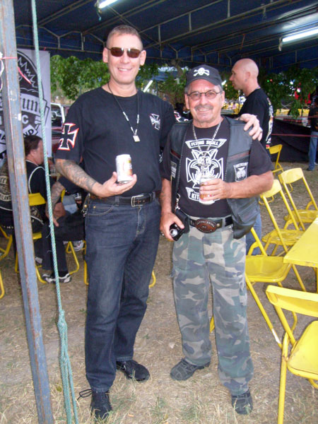 Bodo mit Ecki auf der Bikeweek