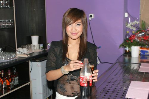 Bei der Eröffnung des Excite in Berlin