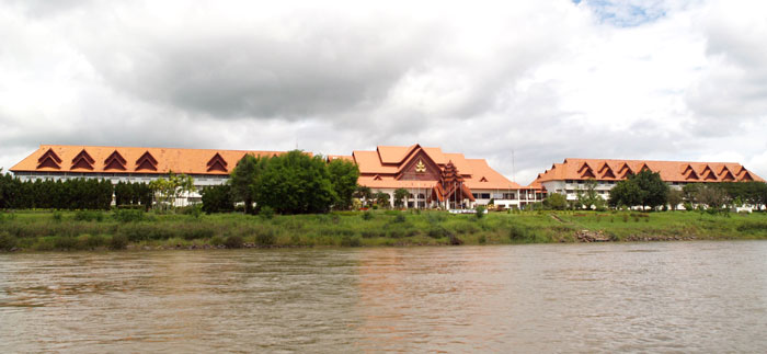 Das Spielkasino mit Hotelanlage in Myanmar.