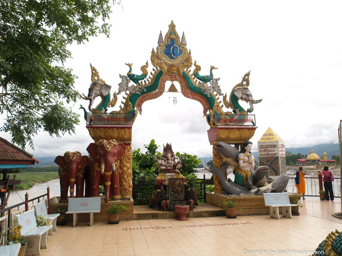 Am Goldenen Dreieck in Thailand