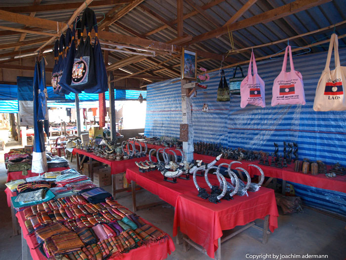 Auf dem Markt in Laos am Goldenen Dreieck