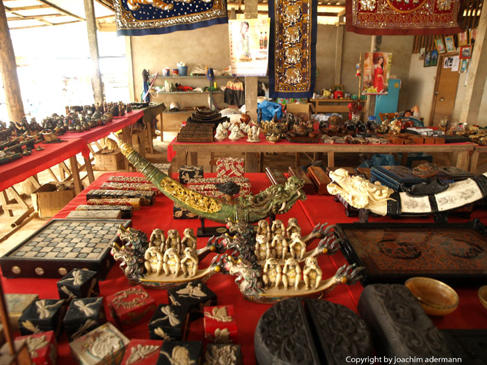 Auf dem Markt in Laos am Goldenen Dreieck