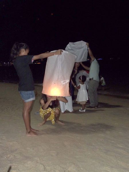 Heissluftballons in Pattaya