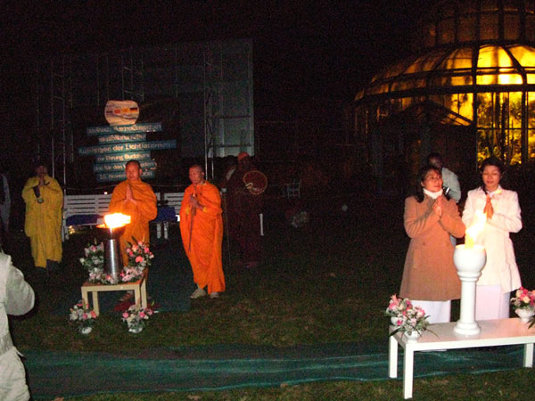 Mönche des Wat Phrabhavana 2008