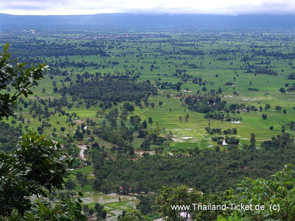 Typischer Blick auf das Khorat Plateau.