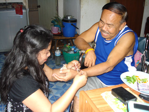 Ein Geschenk für den Vater.