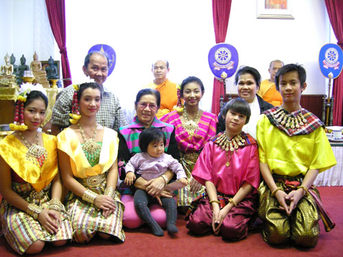 Im Wat Buddhavihara in Berlin