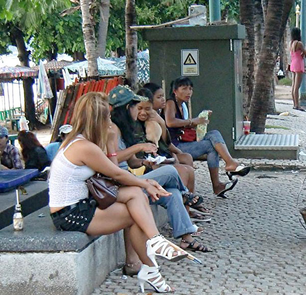 Sie warten auf Kunden