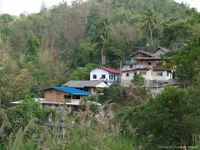 Bergdorf im Norden Thailands
