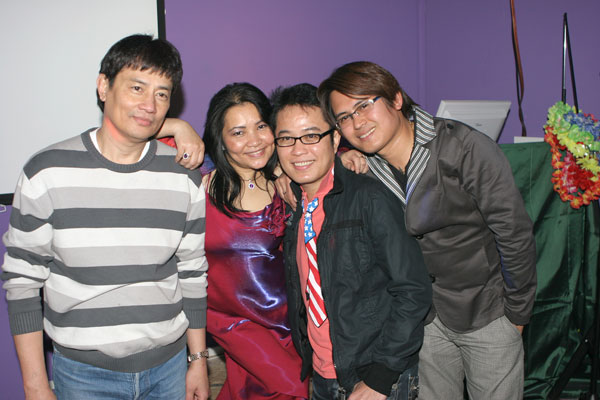 Von links: Der Sushimannn, Jimmy, Toi und Yad.