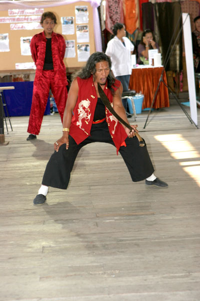 Vorstellung im Floating Market von Pattaya.