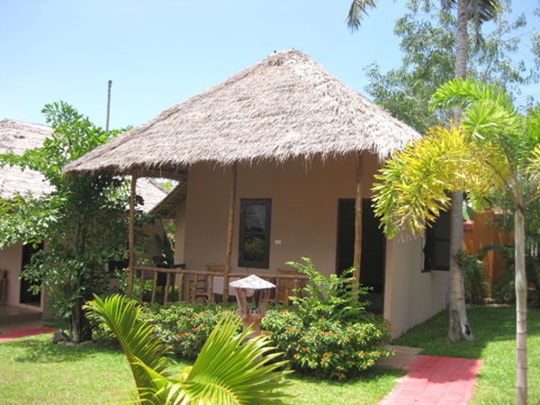 Einfache gute Bungalows in der Anlage