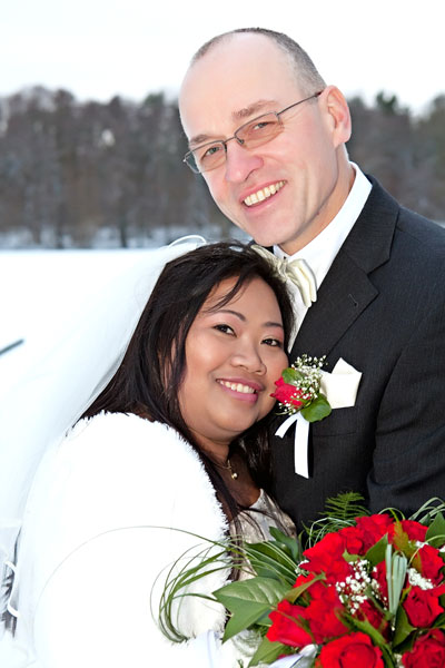Saisamon und Jörg haben in Berlin geheiratet