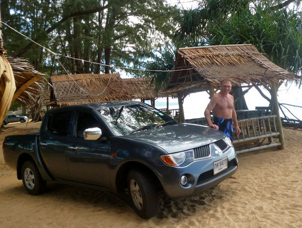 Unser Autor Franky Kuchenbecker in Thailand