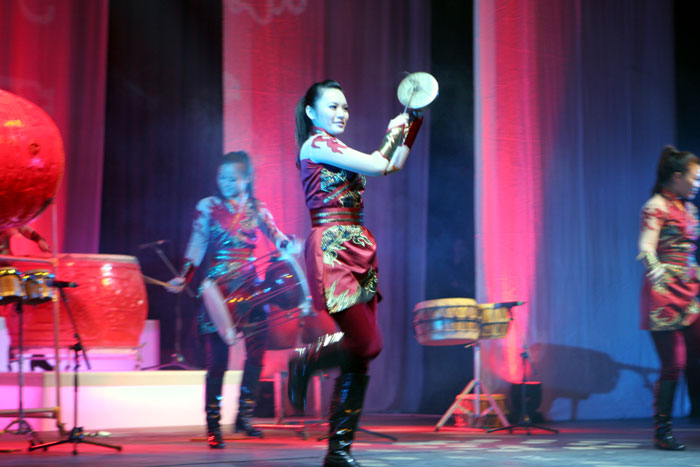 Die China-Trommlerinnen von Manao in Berlin