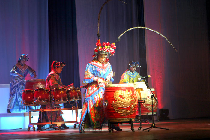 Die China-Trommlerinnen von Manao in Berlin