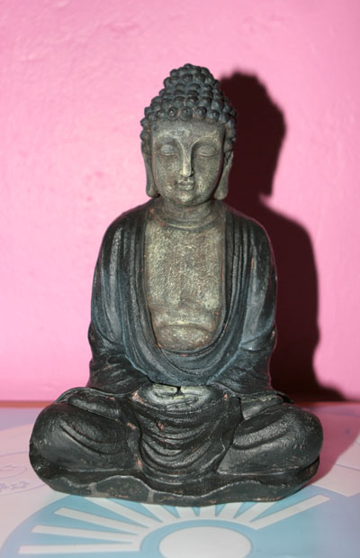 Buddha-Statue in der KB-Thaimassage in Berlin