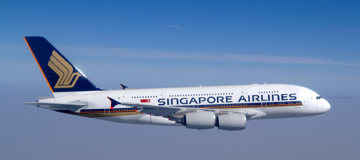 Singapore Airlines Flugzeug