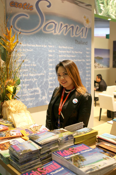 Info-Stand der Koh Samui auf der ITB 2010 in Berlin
