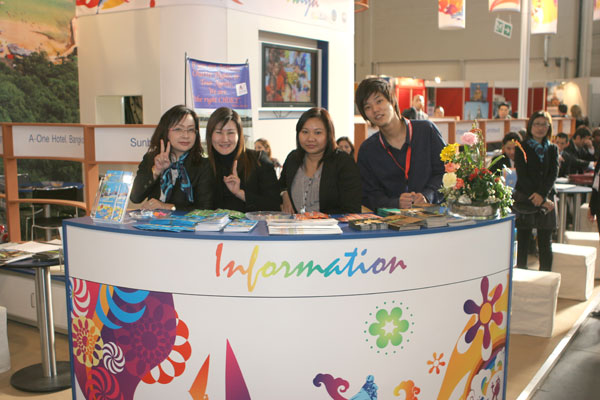 Info-Stand auf der ITB 2010 in Berlin