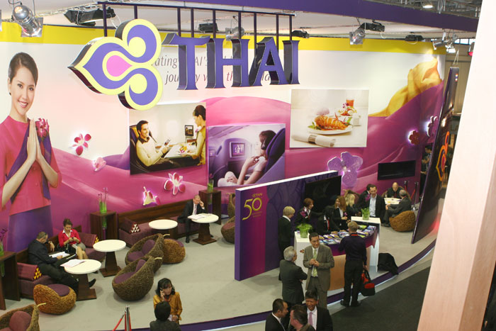 Stand der THAI auf der ITB 2010 in Berlin