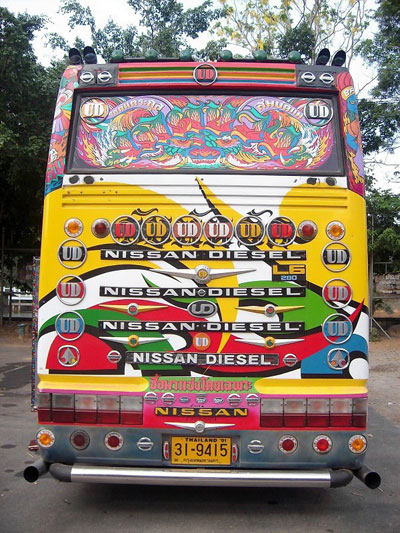 Disco Truck von hinten