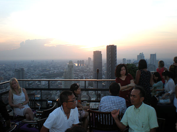 Blick vom BANYAN-TREE-Hotel