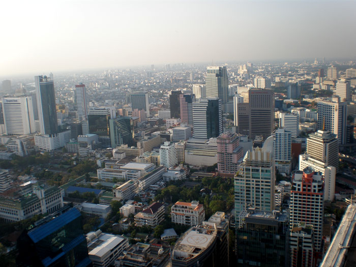 Blick vom BANYAN-TREE-Hotel
