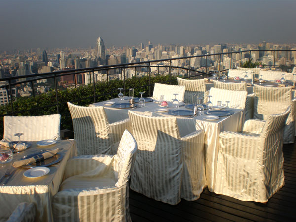 Blick vom BANYAN-TREE-Hotel