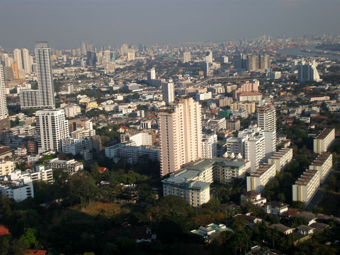 Blick vom BANYAN-TREE-Hotel