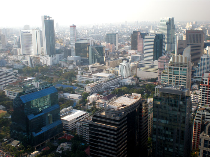 Blick vom BANYAN-TREE-Hotel