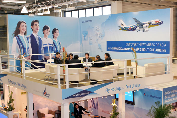 Bangkok Airways auf der ITB 2012 in Berlin