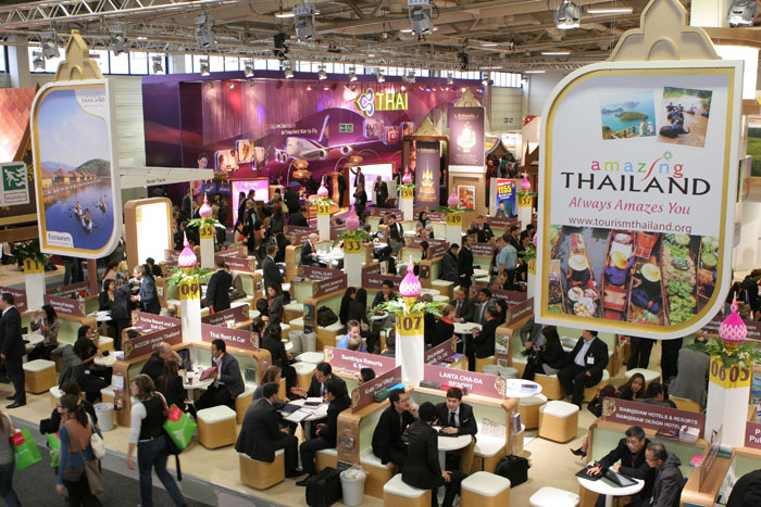 Thailand-Präsentation in Halle 26 auf der ITB 2012 in Berlin