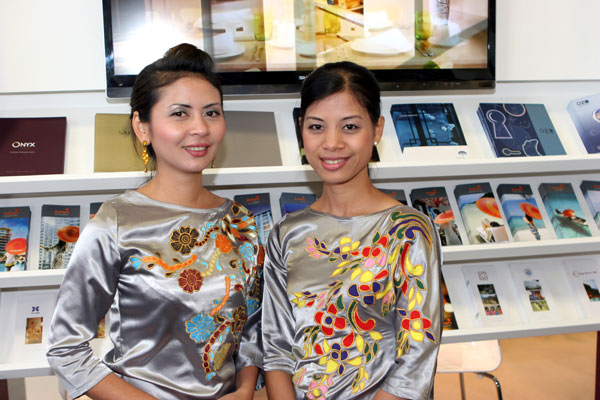 Stand Betreuerinnen auf der ITB 2012