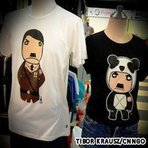 Hitler als grimmich Monchichi in Thailand