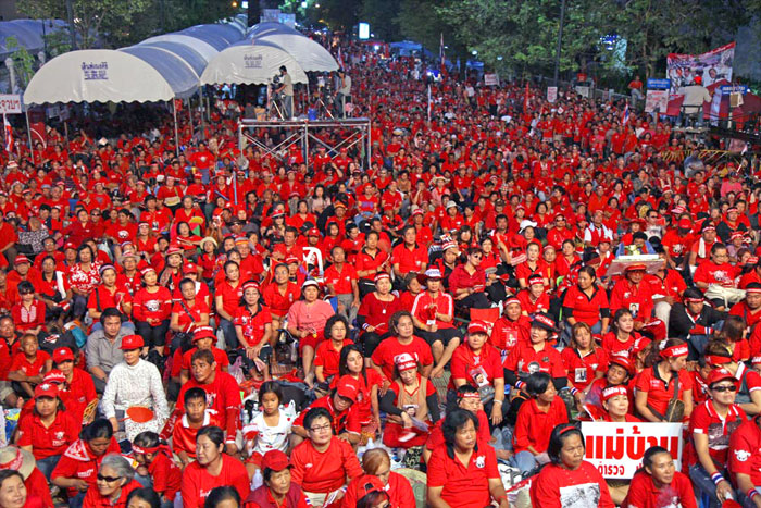 Blockade der Roten in Bangkok 2009
