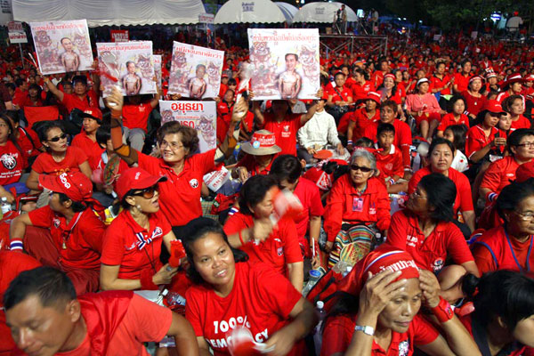 Blockade der Roten in Bangkok 2009