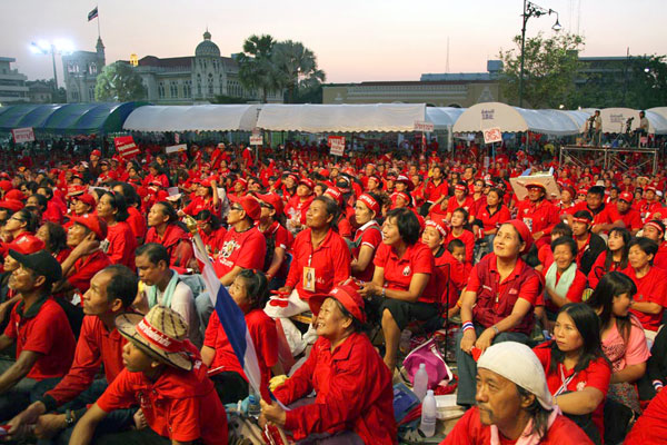 Blockade der Roten in Bangkok 2009