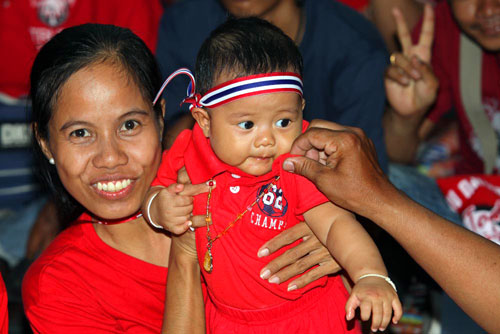 Blockade der Roten in Bangkok 2009