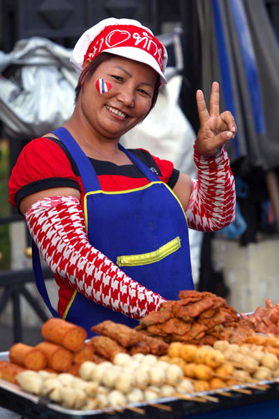 Blockade der Roten in Bangkok 2009